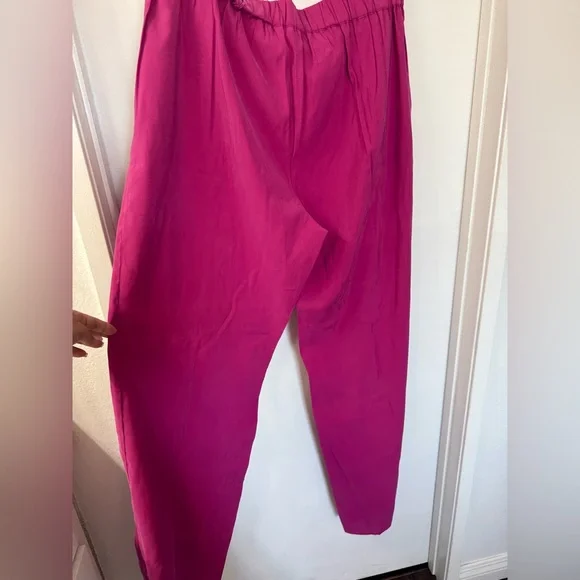 Marina Rinaldi RUPIA WIDE LEG Fuchsia Pants NWT- 16 - Picture 3 of 9